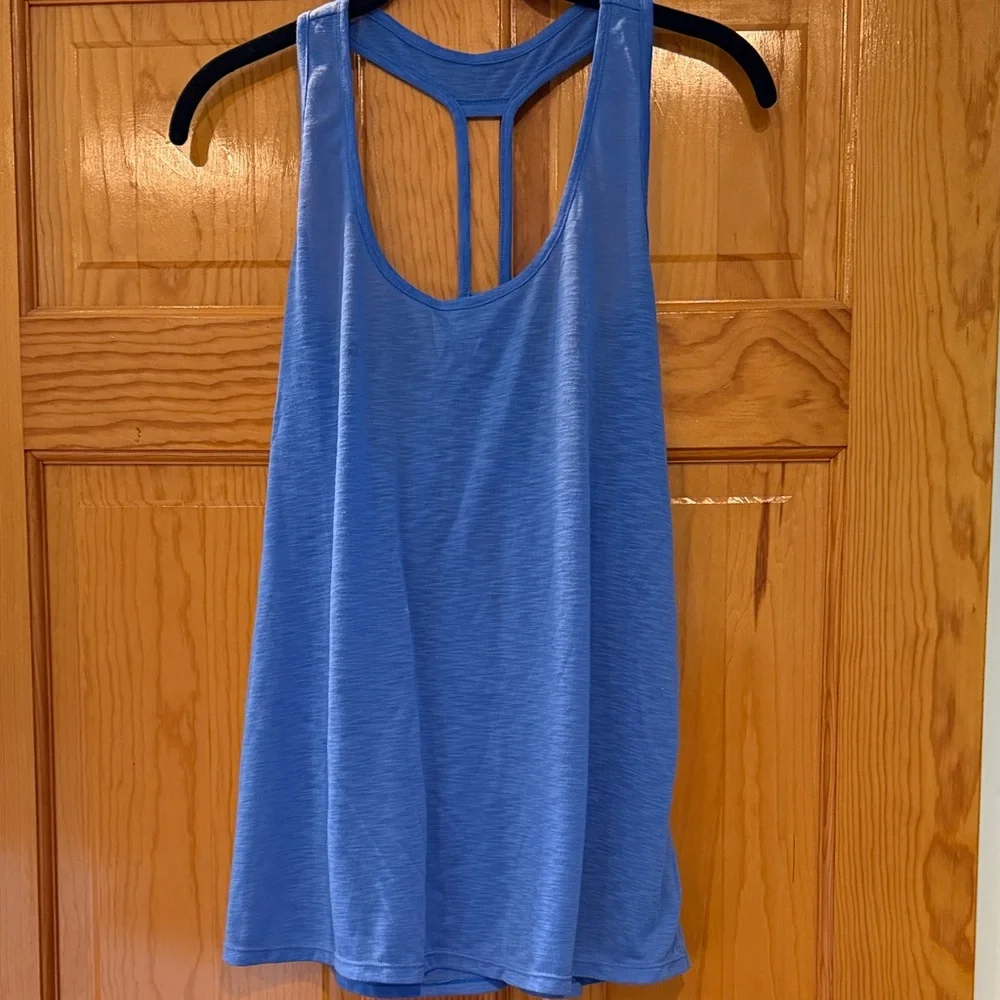 Lilly Pulitzer Blue Racerback Tank - Picture 1 of 4